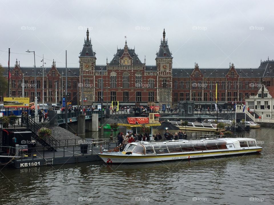 Amsterdam Central Station 