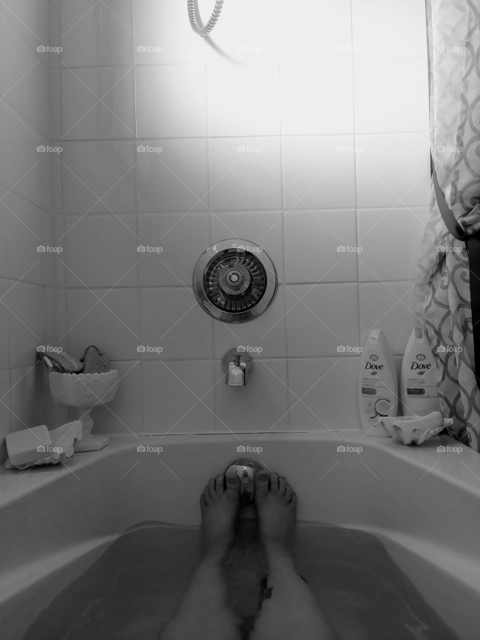 grey bath