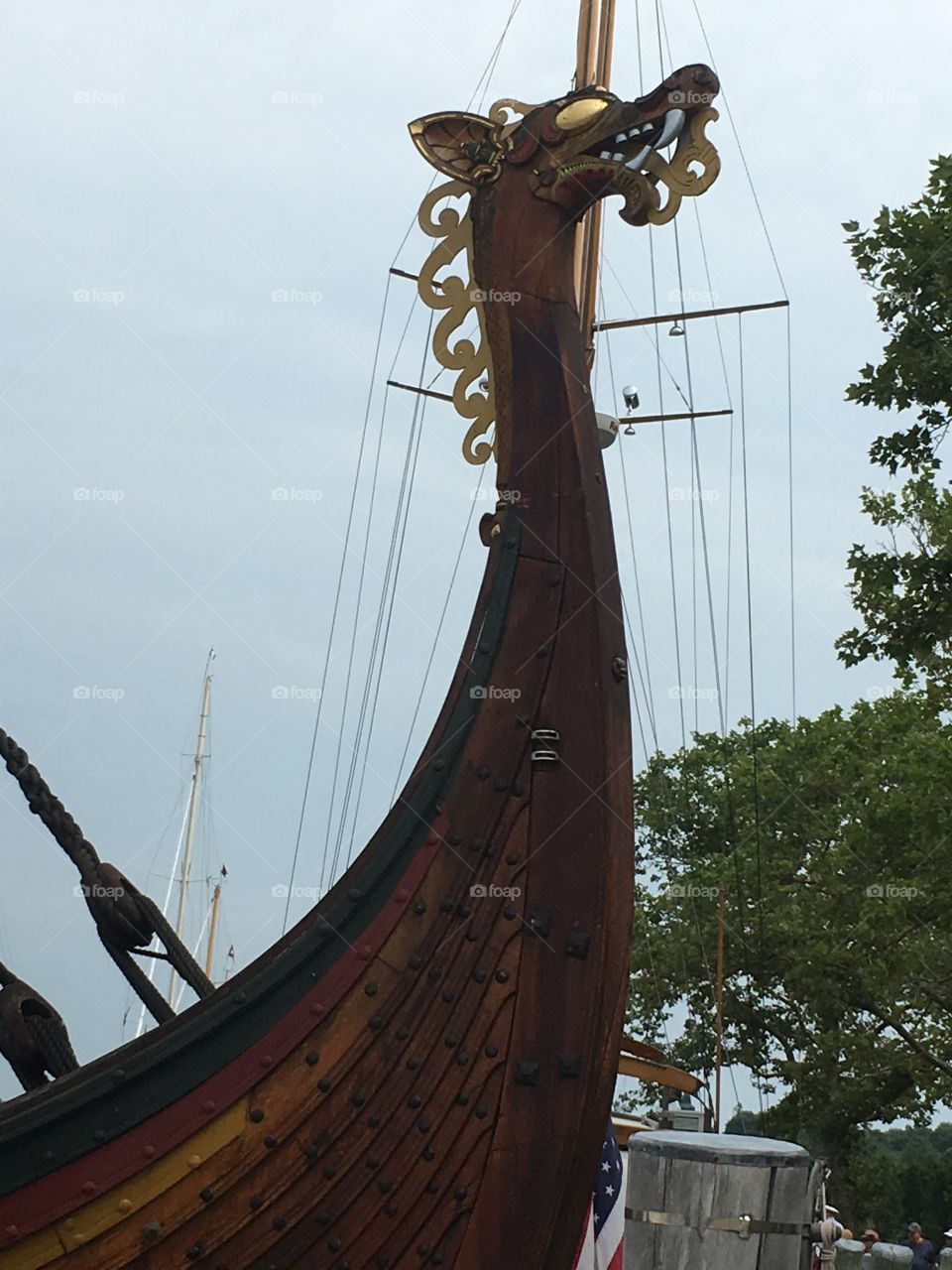 A modern Viking ship!