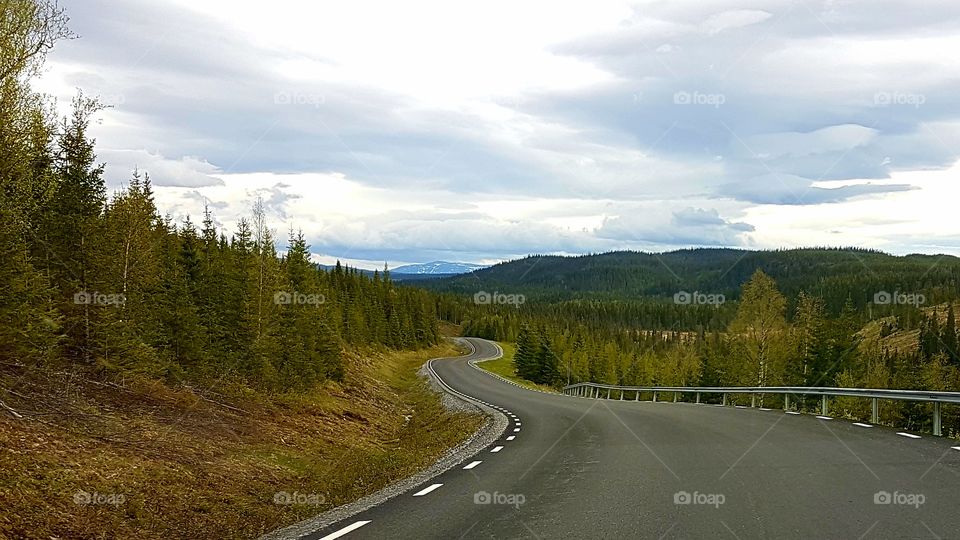 Mountain road.