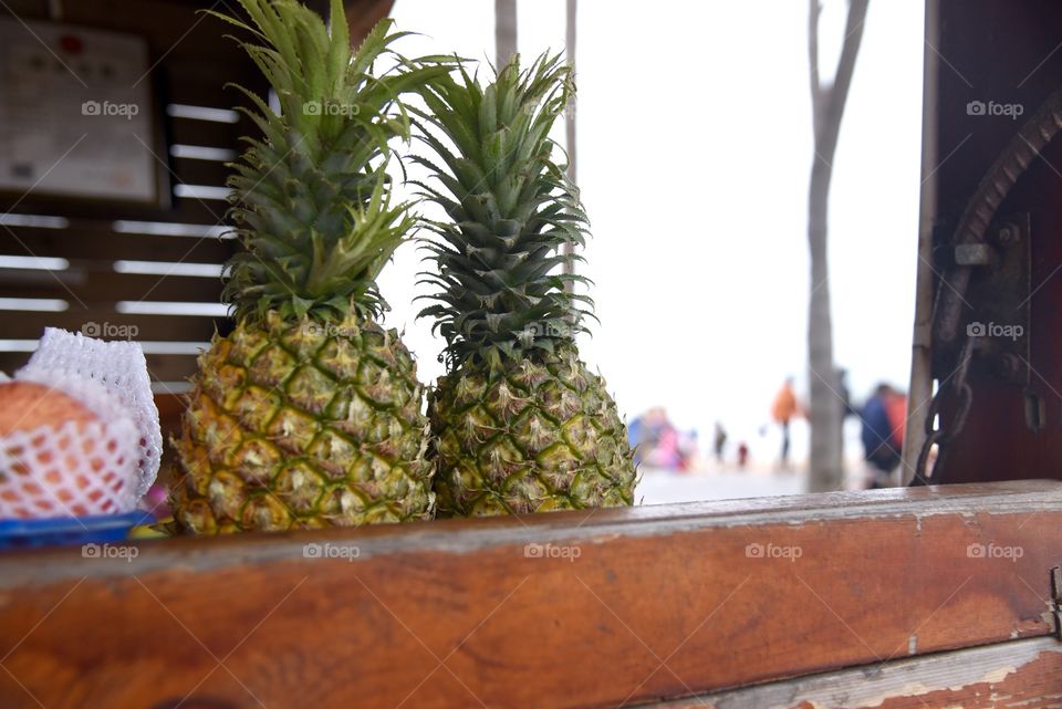 pair of pineapples 