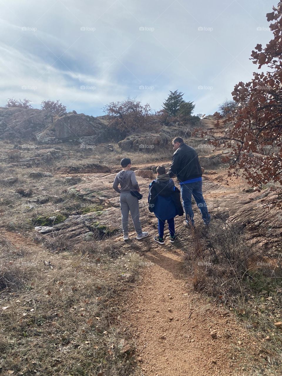 Father and Son Hike