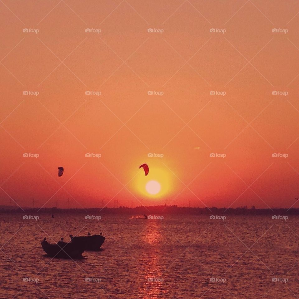 Kite Sunset