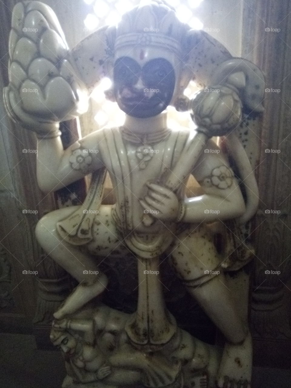 Gr8 God of hindu religion known as hanuman