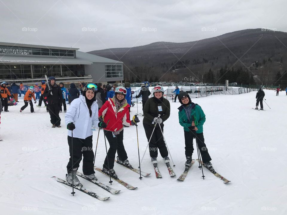 Girls ski trip