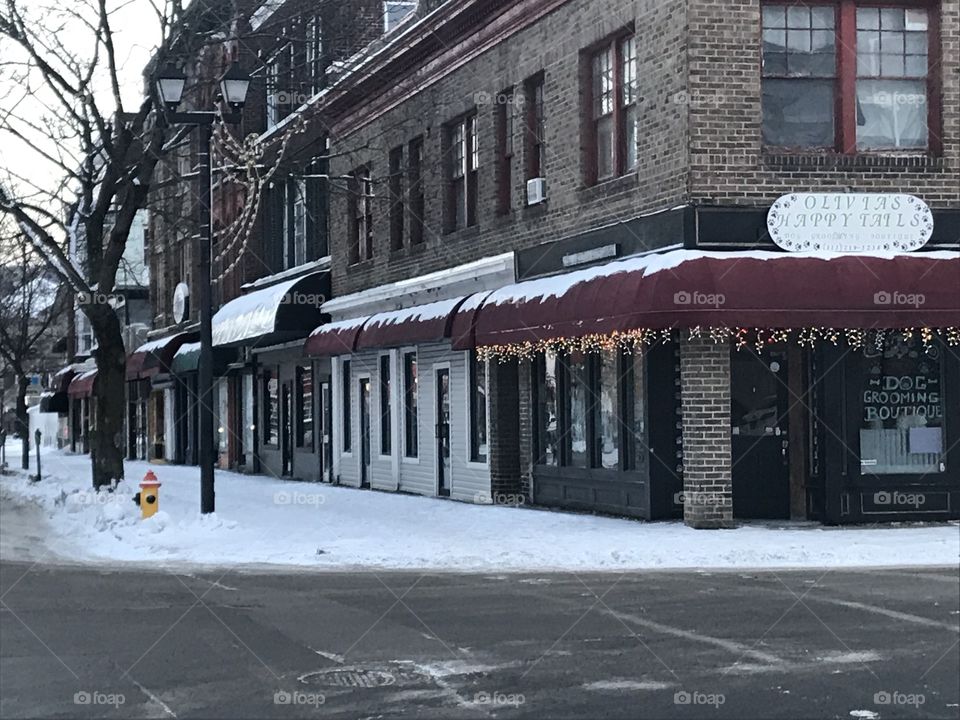 Small town Main Street 