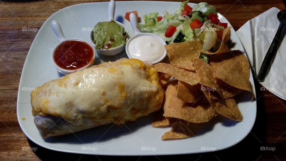 A burrito from Red Chili in Reykjavík, Iceland