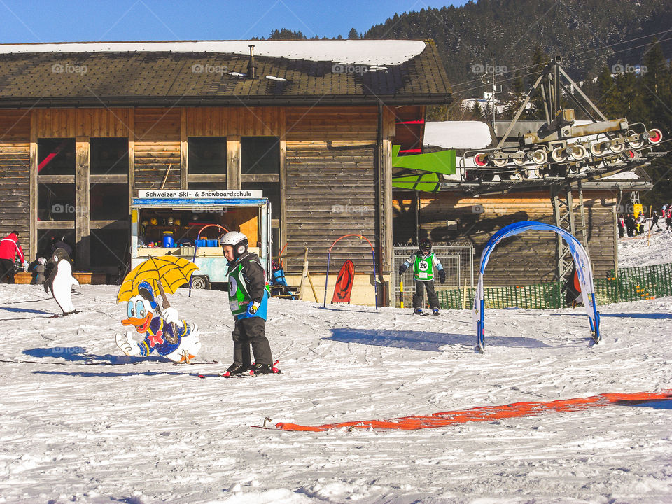 Ski resort for kids