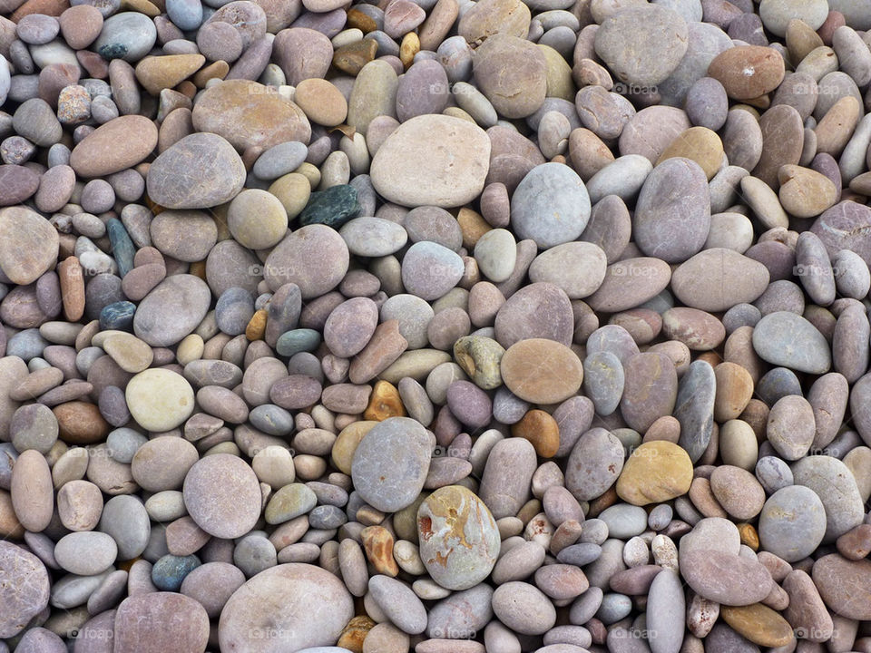beach colours shapes pebbles by lizajones