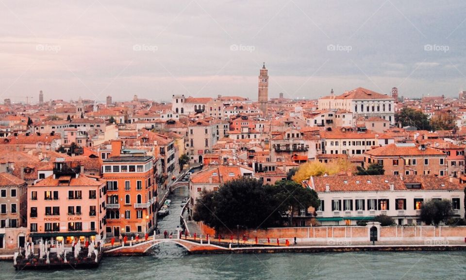 Venice, Italy  in the evening 