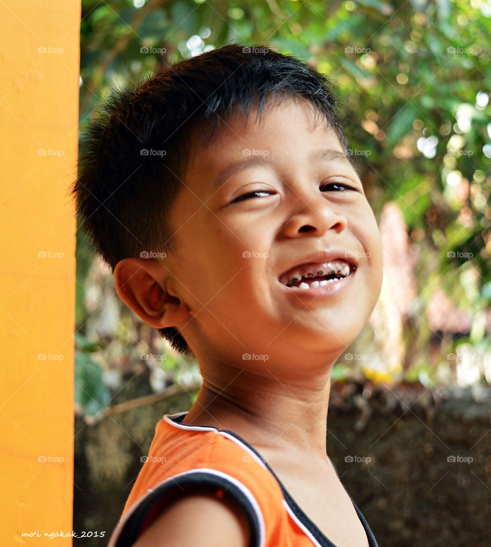 Portrait of a happy boy