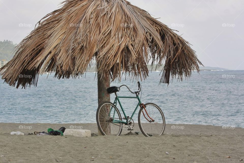 Bike On The Beach