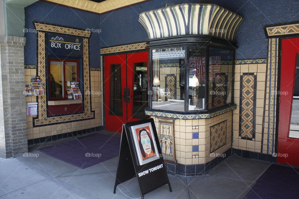 hermit of.... passed a theater on a walk