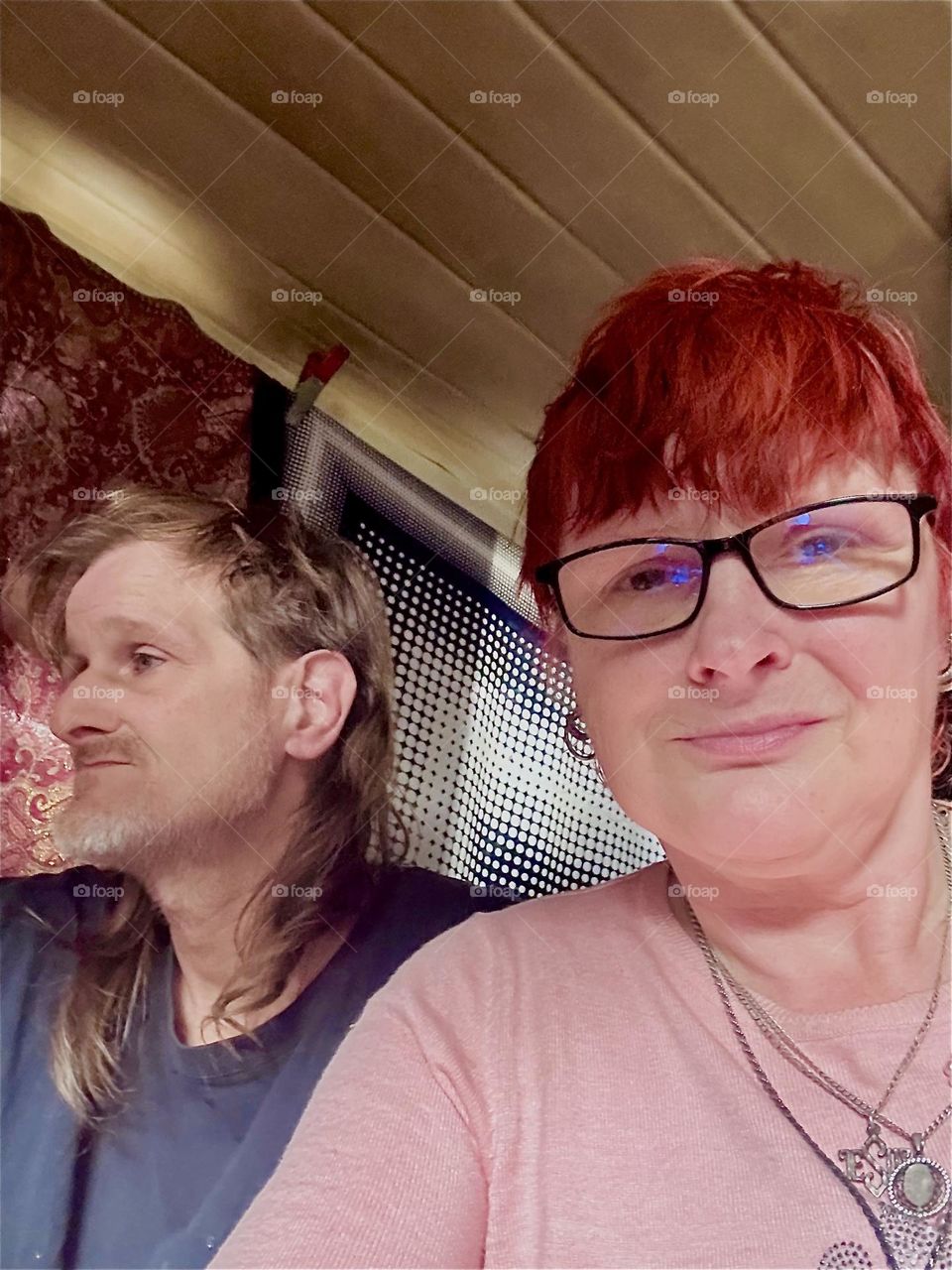 This is me, “Petra Schiller” a.k.a. “Maxine Firefox” a.k.a. “Maximiliane Feuerfuchs” and my partner “Timothy Trespas” aboard “Salvation”, the “28 ft 1969 Luhrs” cabin cruiser at “Newtown Creek” in LIC that we call home. 2024. Hypnotic Productions