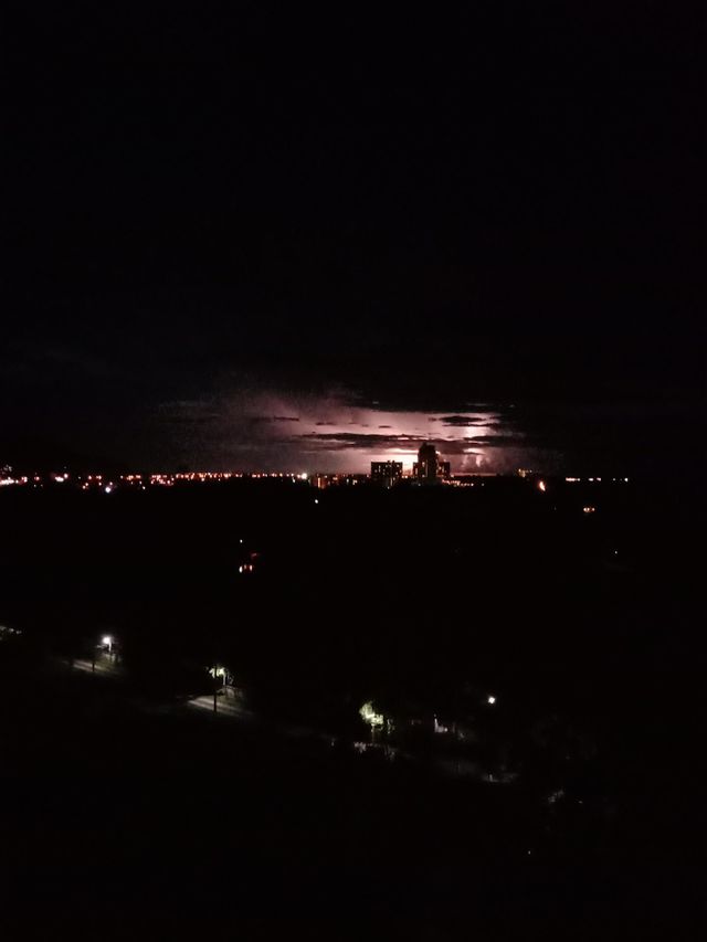 Lightning in the dark