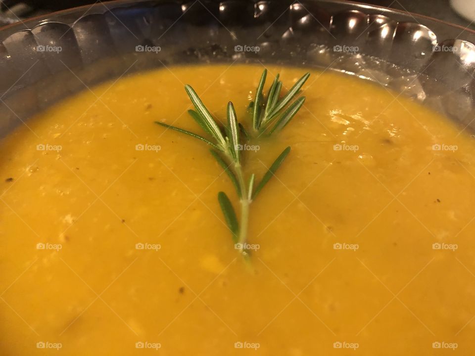 Butternut squash soup