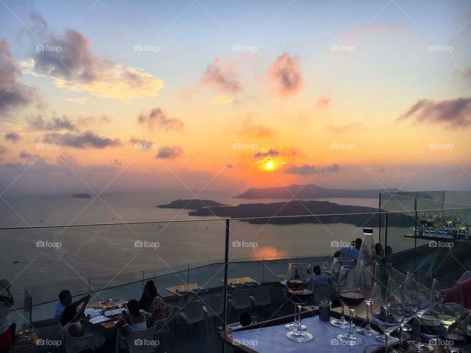 Santorini sunset