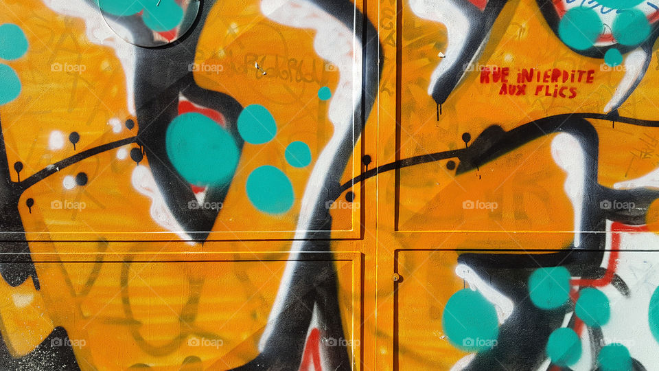 Graffiti in Saint Etienne in France