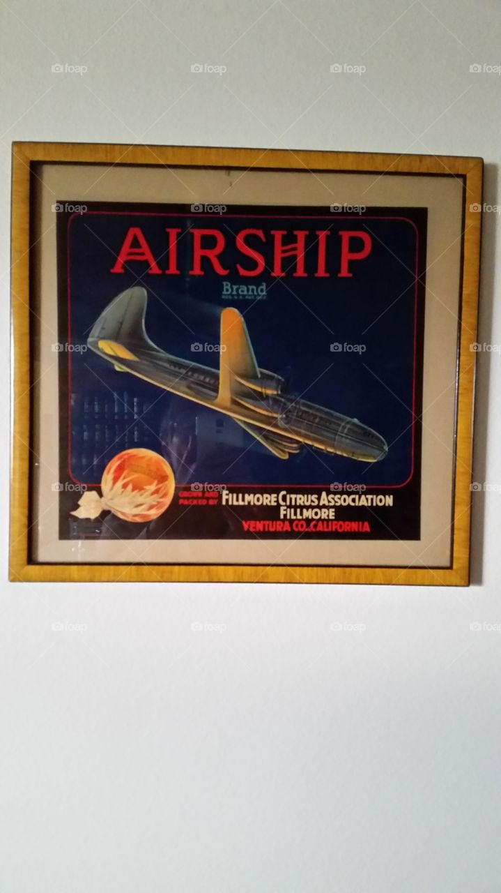 Orange Crate Label. Vintage Orange Crate Label 