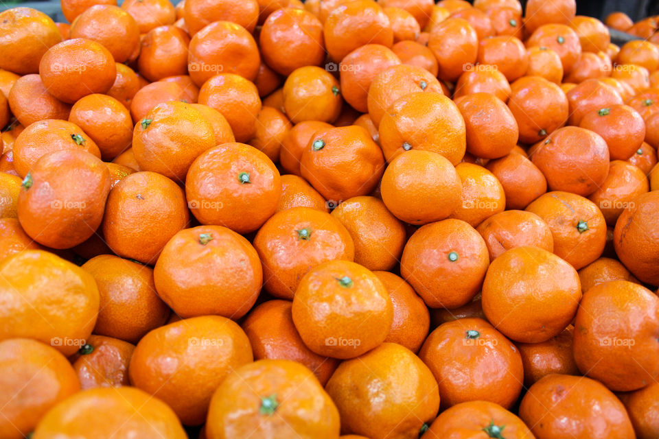 Fresh orange ready for pick up to your home.