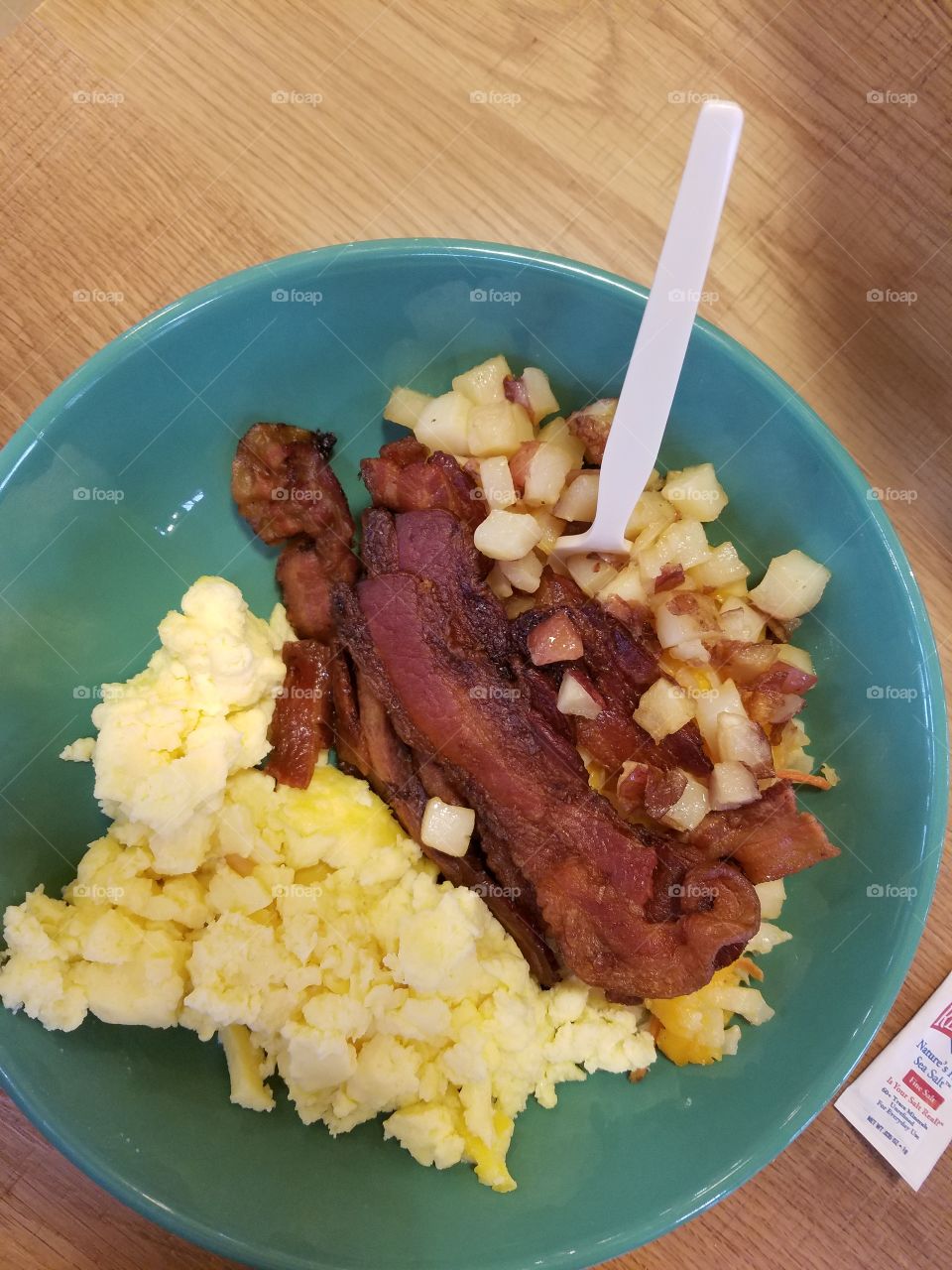 eggs and bacon