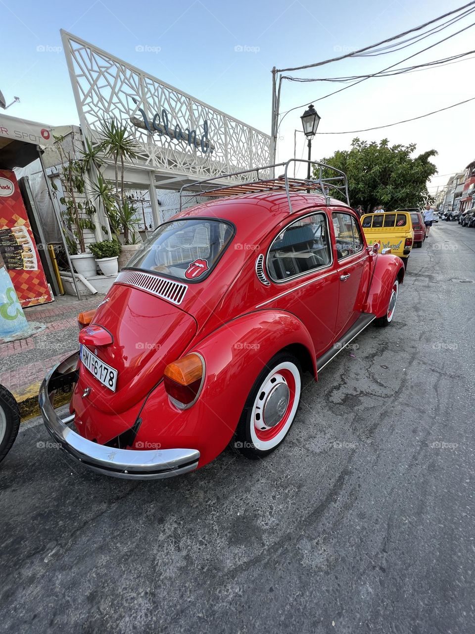Red fusca Volkswagen 