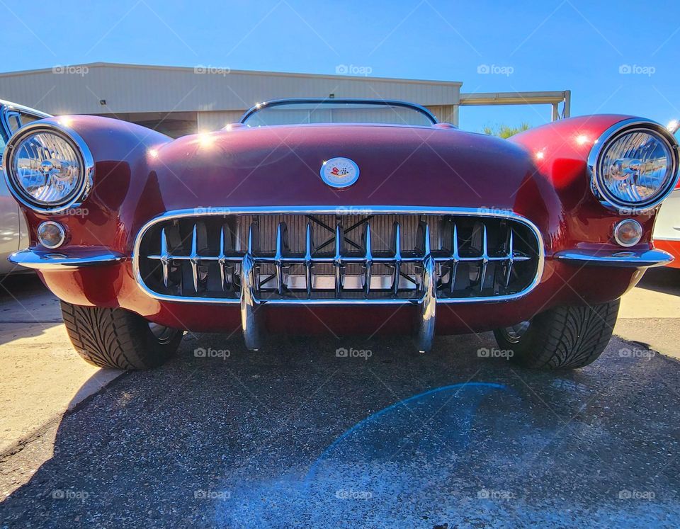 A classic hot rod Chevrolet Corvette is a road carving cruiser worth a lot of money and highly prized by collectors