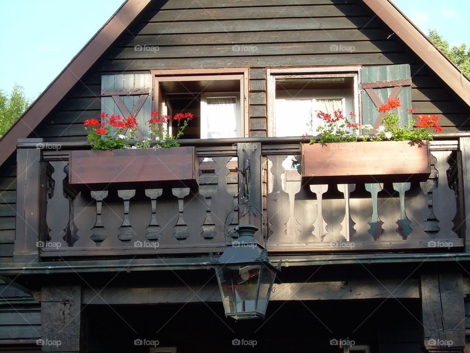 Cottage flower boxes