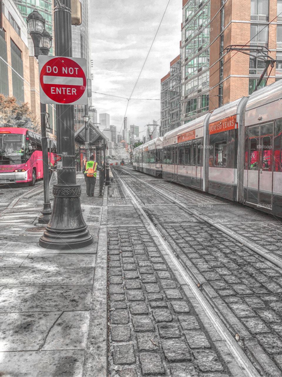 Jersey City train system
