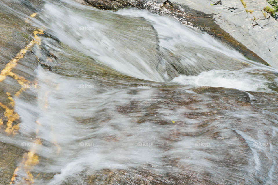 A small waterfall in some small lakes in Liguria.
