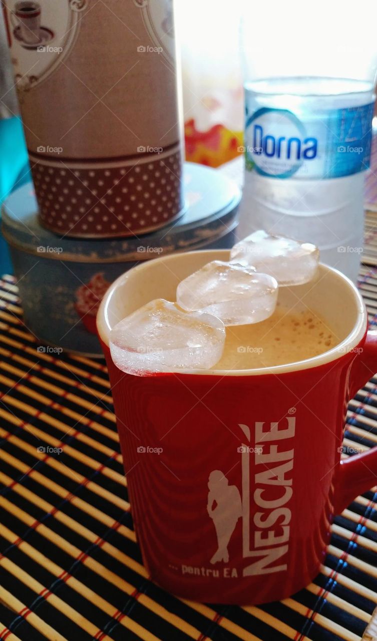 nescafe with ice