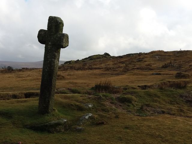 Ancient cross on Dartmoor