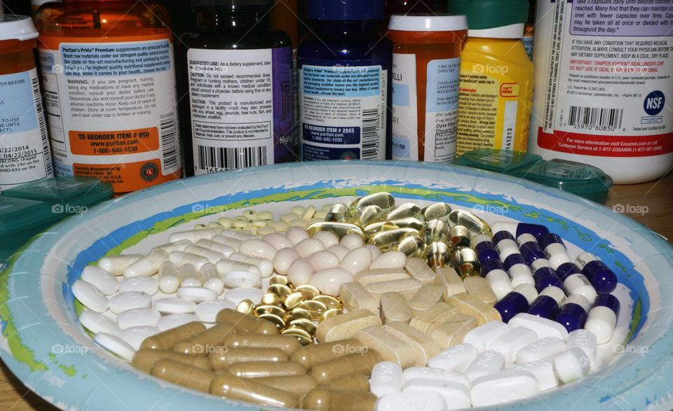 Pills and pill bottles