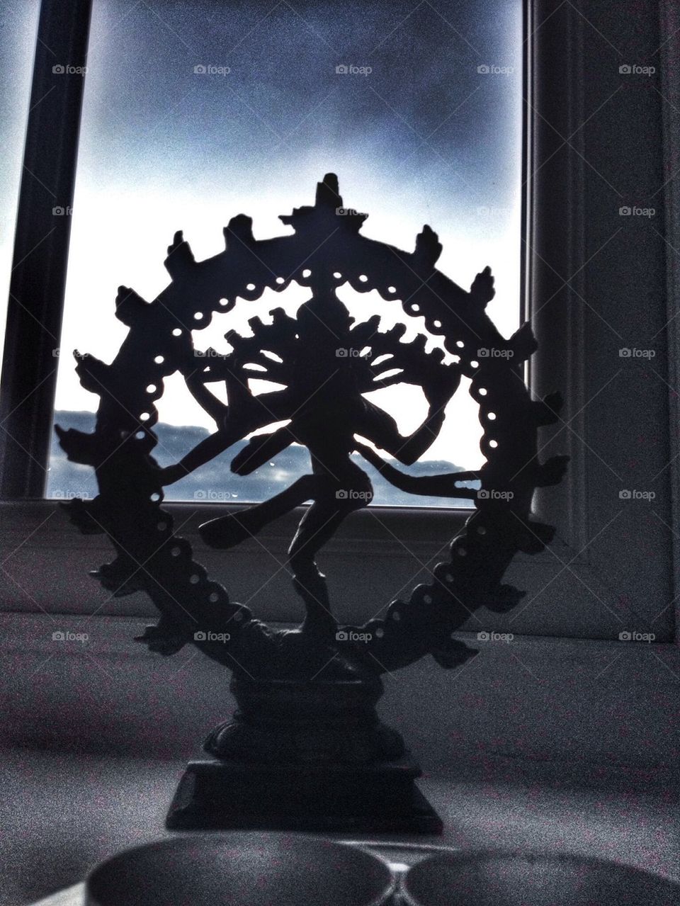 Silhouette Shiva