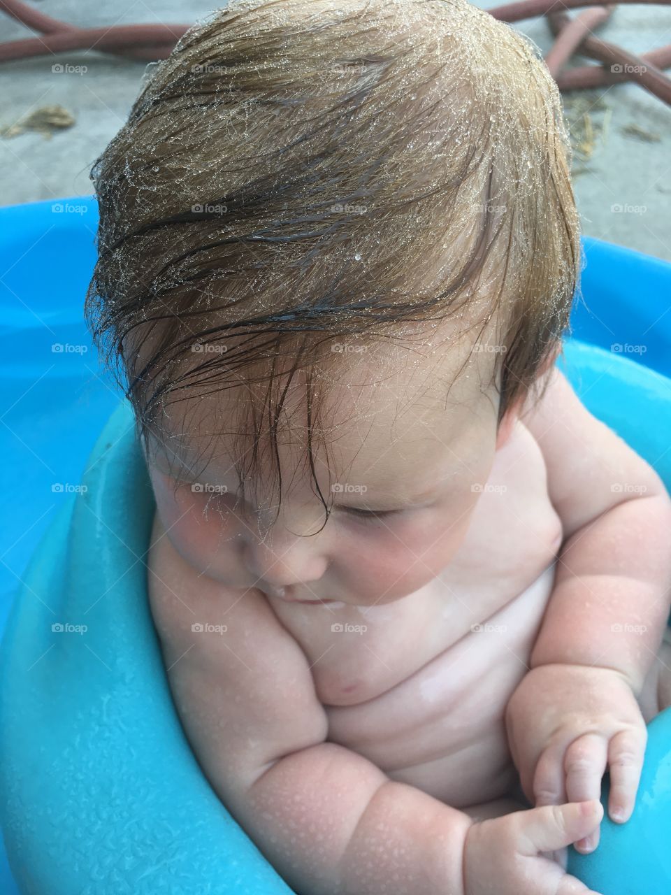 Swimming infant