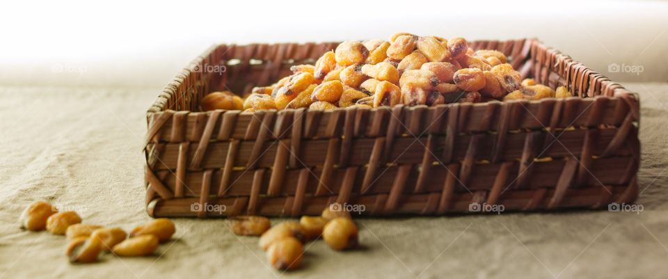 Corn Nuts isolated 