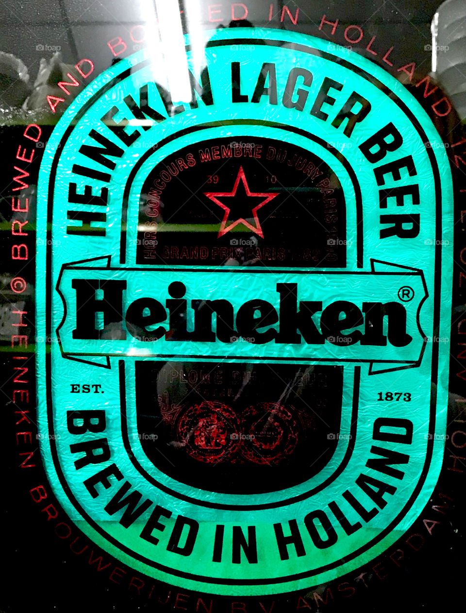 Heineken Beer Sign