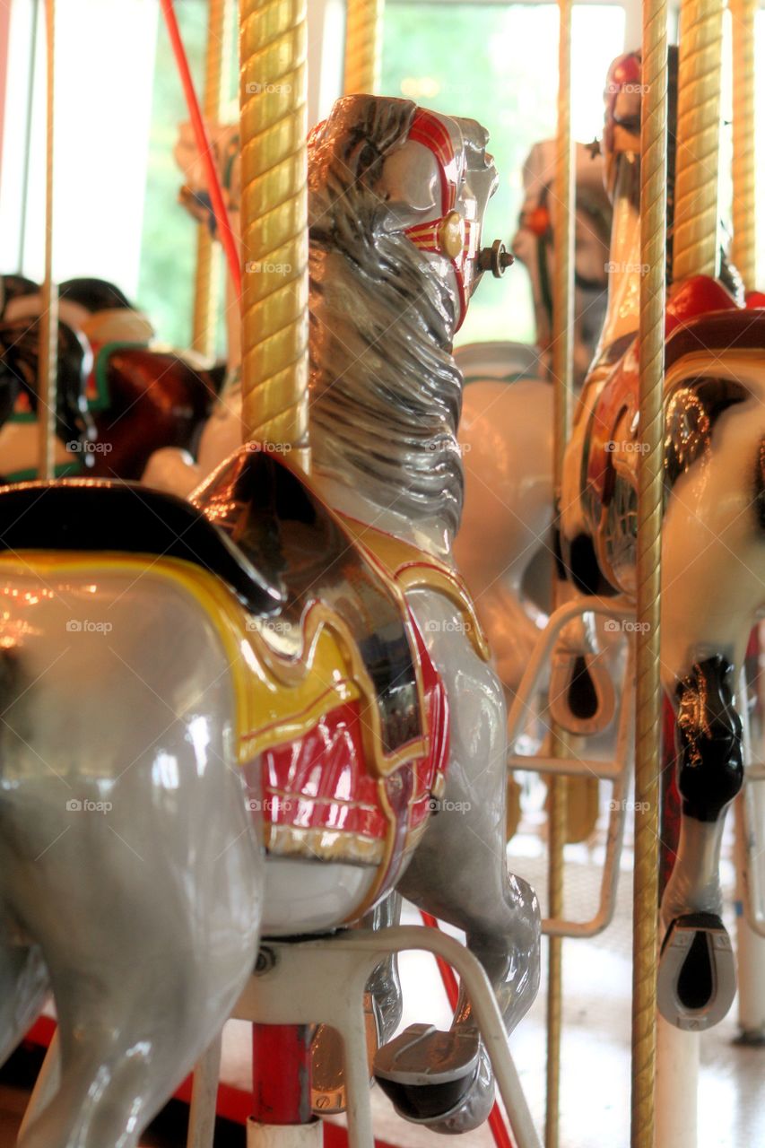Carousel . Merry go Round and around.