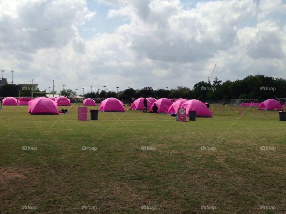 Avon walk for breast cancer tents 