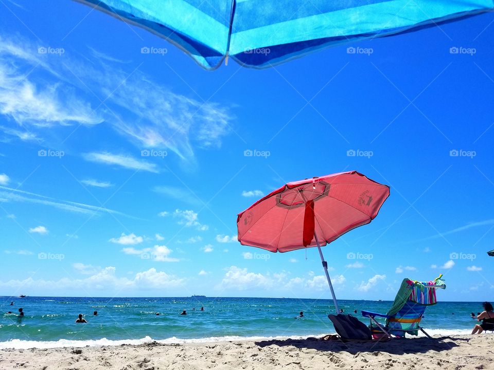 Beach umbrella