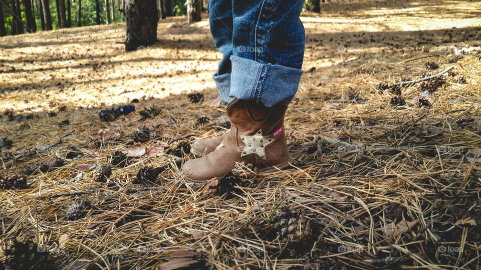 The cowboy boots