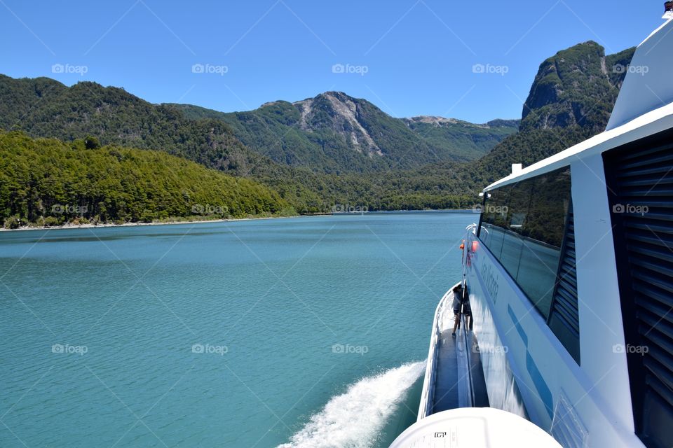 Boat ride Lake Frias Argentina