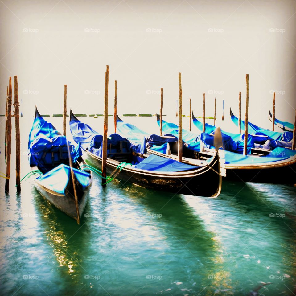 Venetian gondolas