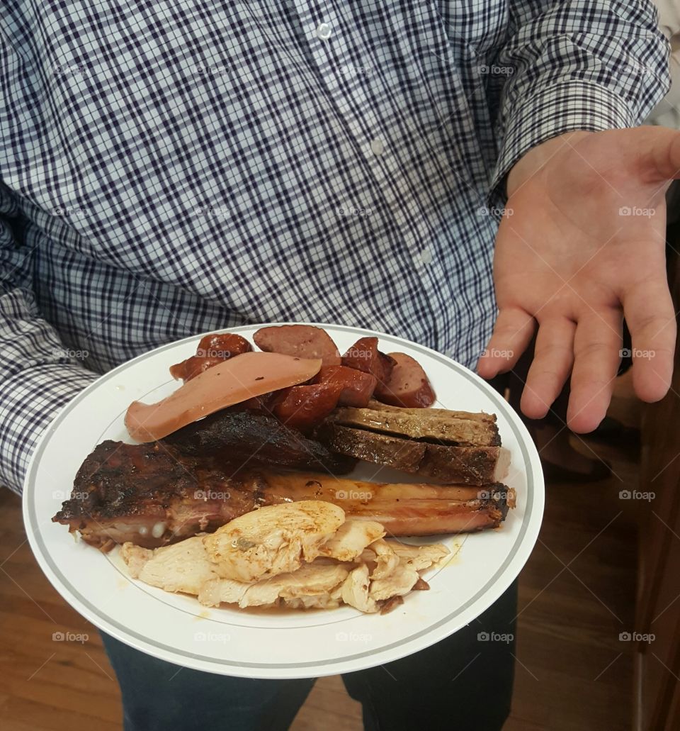 Barbecue with friends...