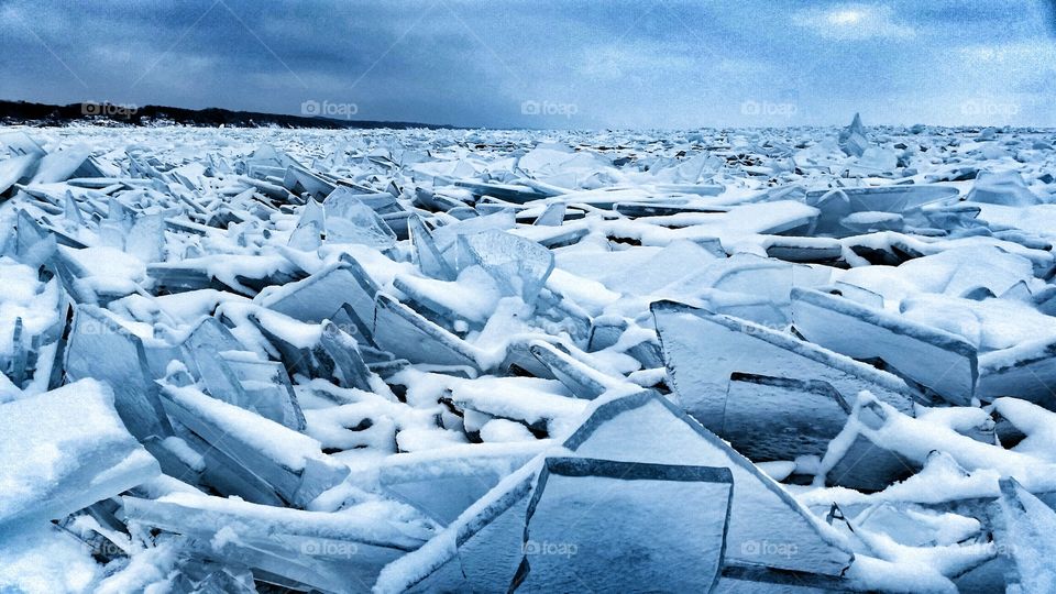 shattered ice field