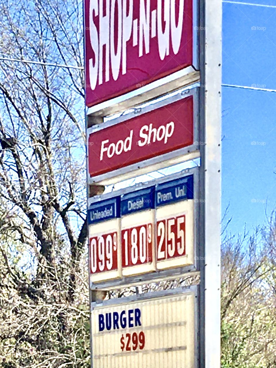 This is the lowest I’ve seen gas prices in years! 99 cents a gallon. This virus is helping in some ways.