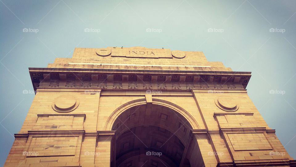 india gate, delhi, india