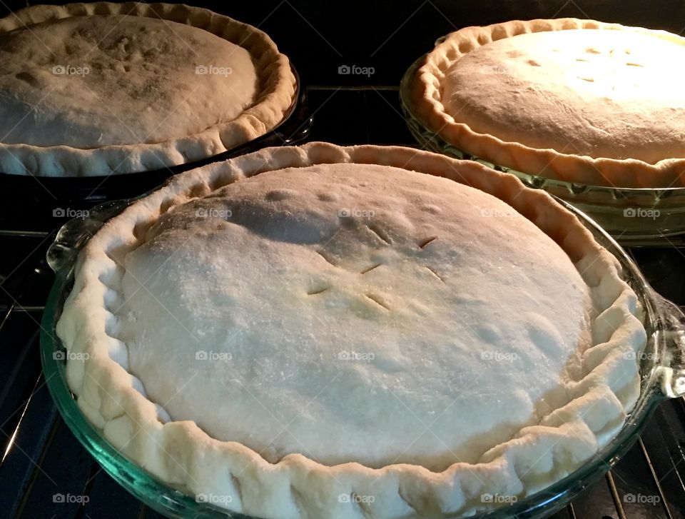 Peach pies