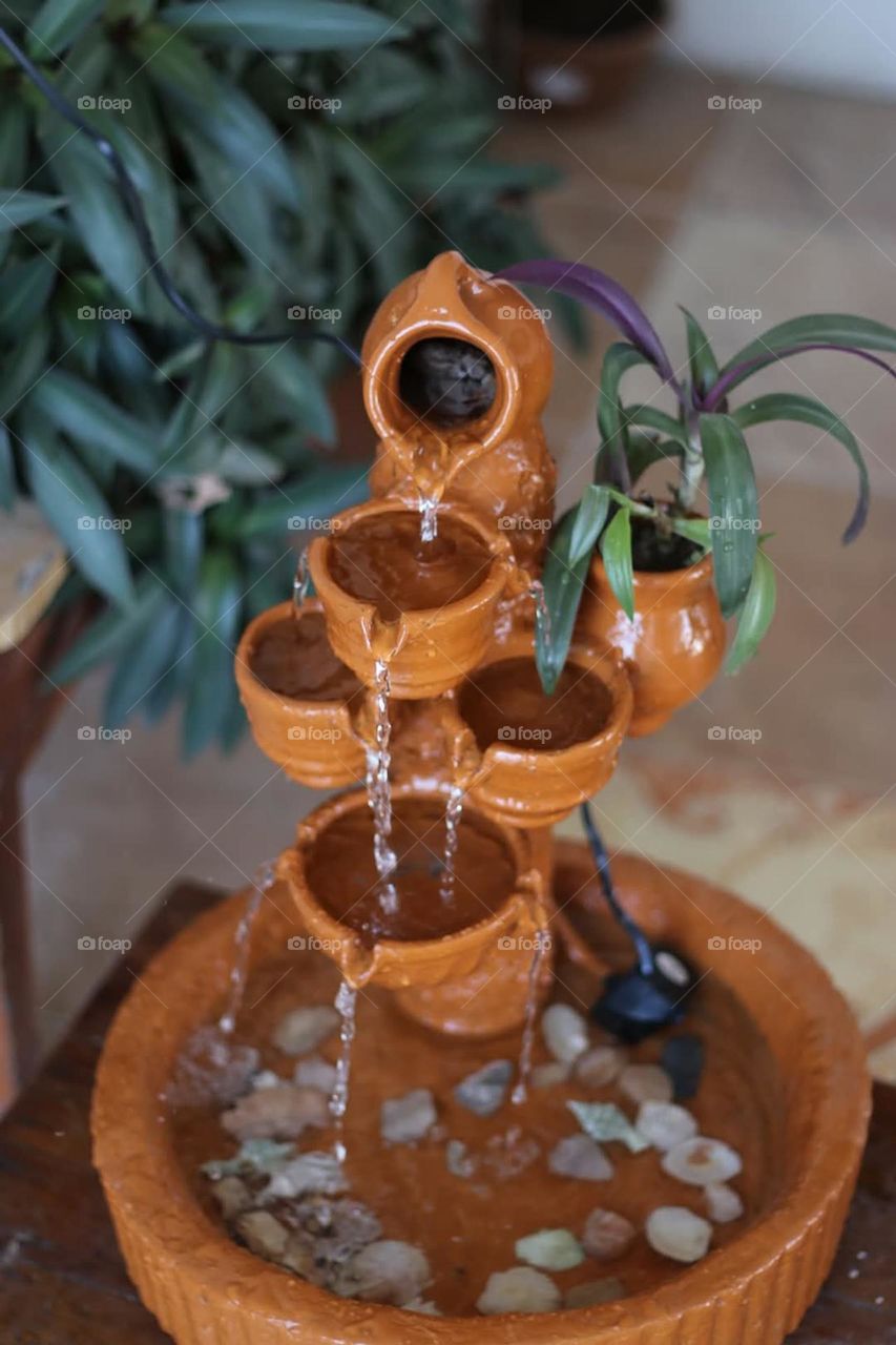 A stunning view of green mountains covered in fog in Yemen