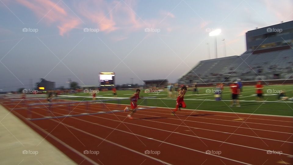 Competition, Track And Field, Race, Stadium, Athletics